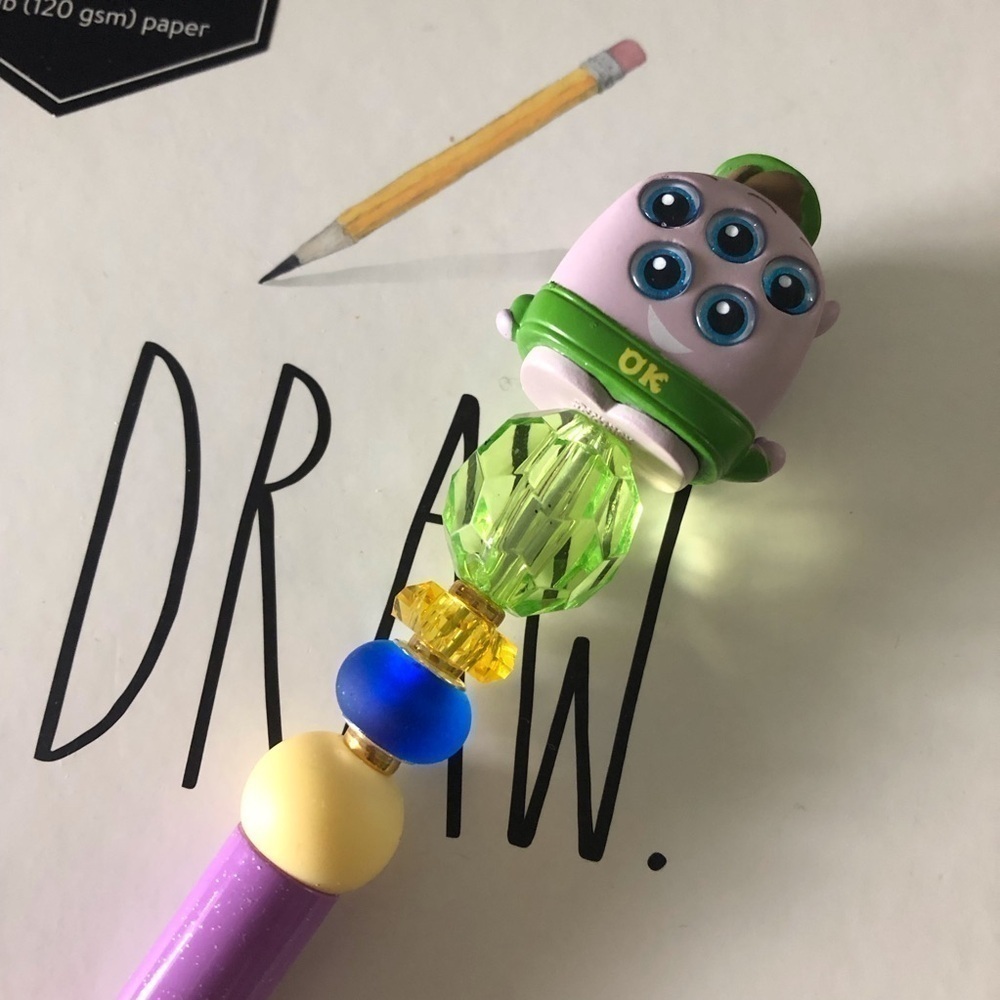 Disney Doorables: Monsters University: Scott “Squishy” Squibbles handmade pen